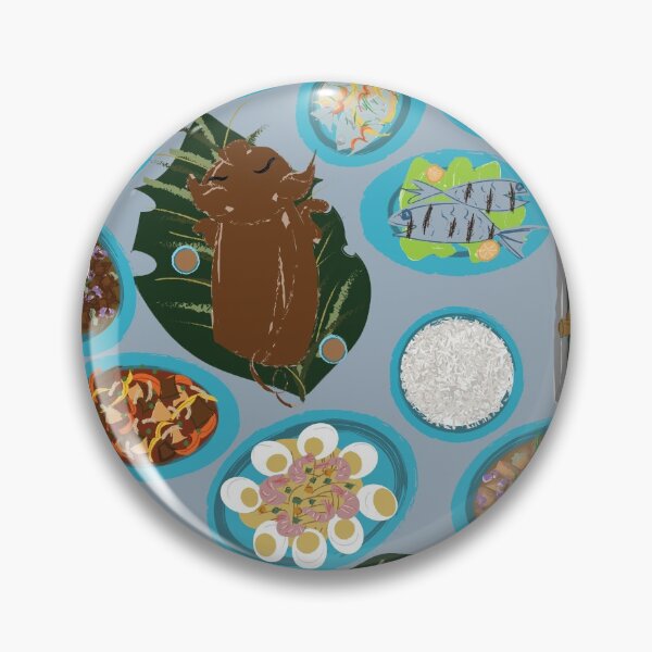 Item preview, Let's Eat - Fishy Blue designed and sold by MikkisMotor.