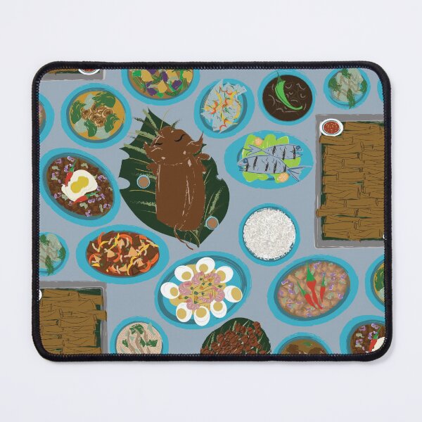 Item preview, Let's Eat - Fishy Blue designed and sold by MikkisMotor.