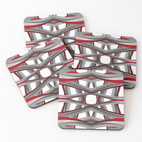 Item preview, spiral design in red and gray tones designed and sold by Ferit Kurt.