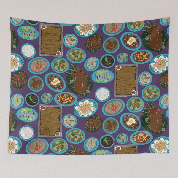 Item preview, Let's Eat - Eggplant Purple designed and sold by MikkisMotor.