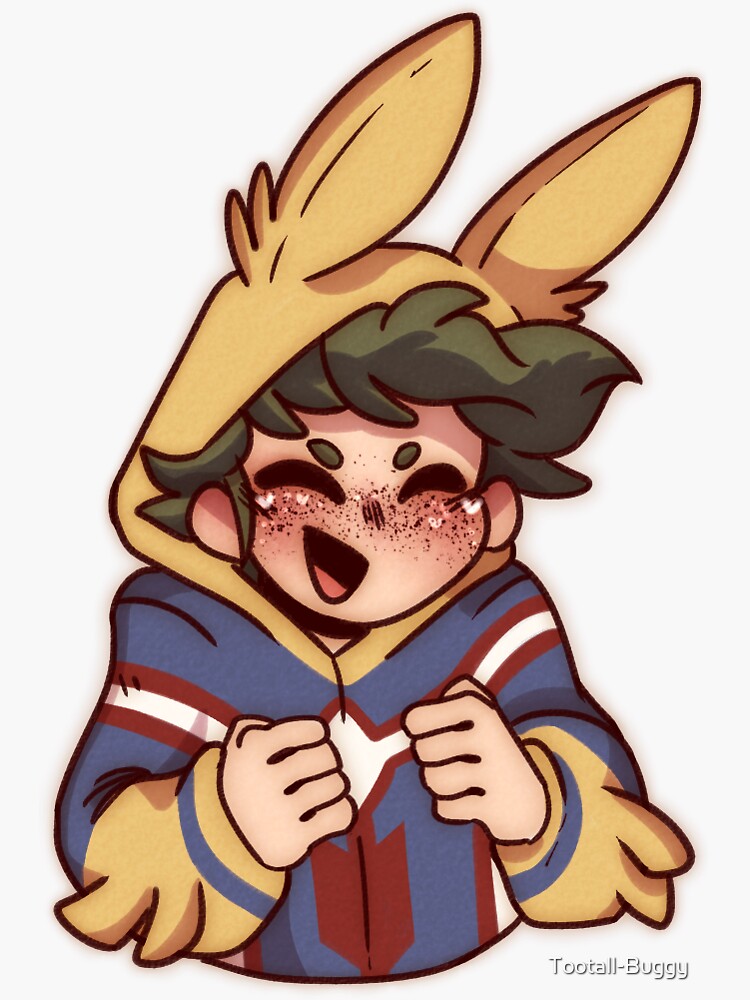 Deku All Might Onesie Sticker For Sale By Tootall Buggy Redbubble 8319