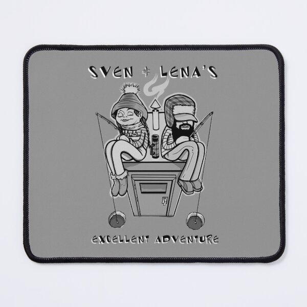 Item preview, Ice Fishing Gift T-ShirtSven & Lena's Excellent Adventure designed and sold by AveDelwyn.