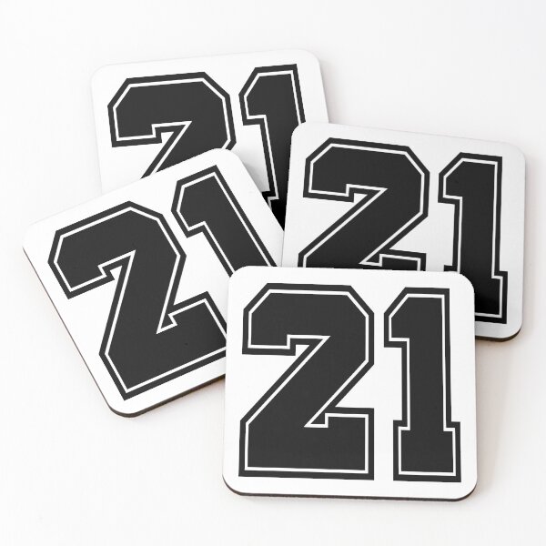 Item preview, 21 American Football Classic Vintage Sport Jersey Number for american football, baseball or basketball 21 jersey number, 21 Jersey Number, 21 jersey, 21 numbers on the back designed and sold by Marcin Adrian.