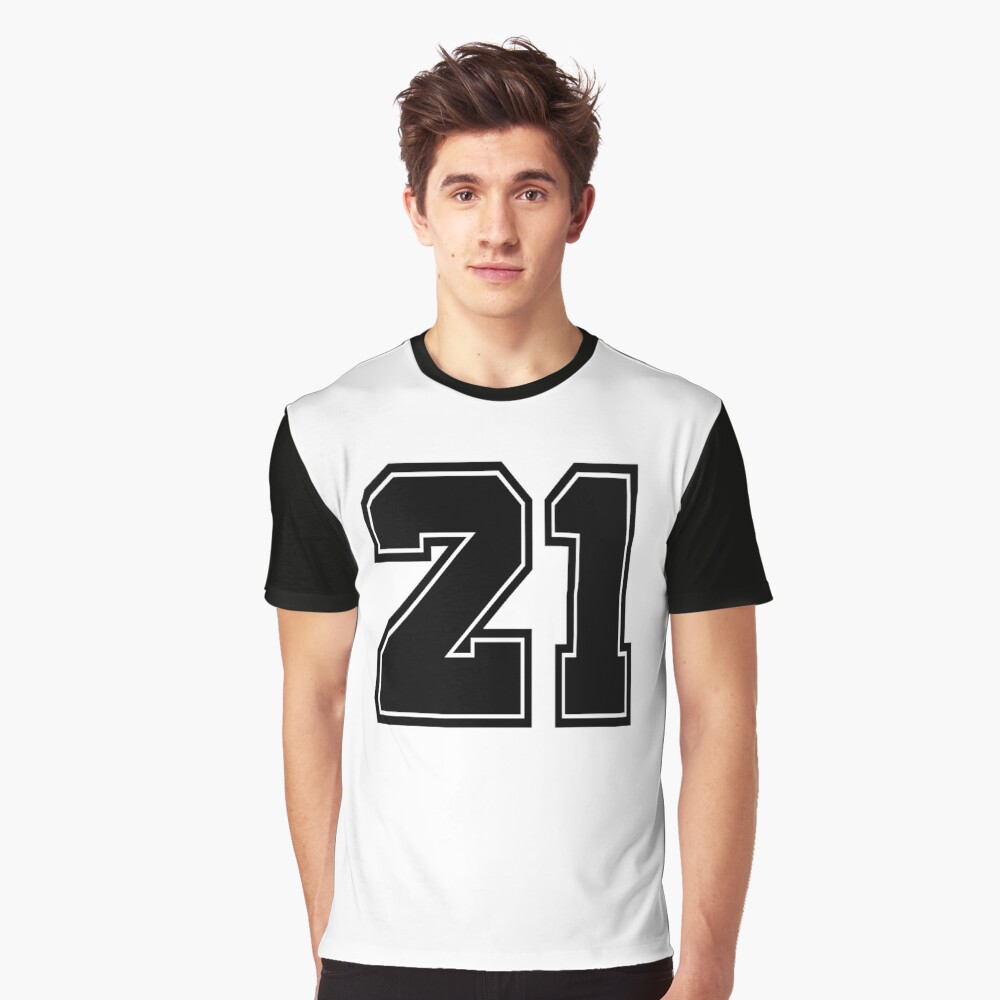 21 American Football Classic Vintage Sport Jersey Number for american  football, baseball or basketball 21 jersey number, 21 Jersey Number, 21  jersey