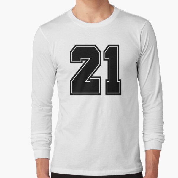 21 American Football Classic Vintage Sport Jersey Number for american  football, baseball or basketball 21 jersey number, 21 Jersey Number, 21  jersey