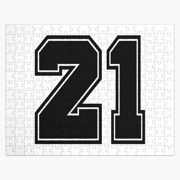 21 American Football Classic Vintage Sport Jersey Number for american  football, baseball or basketball 21 jersey number, 21 Jersey Number, 21  jersey