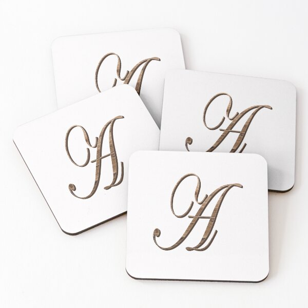 Item preview, Precision Wood Script Monogram Letter - A Small designed and sold by HananDesign13.