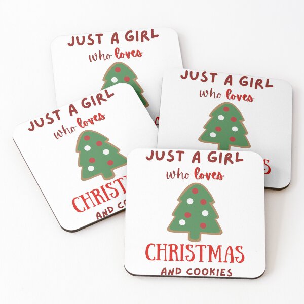 Item preview, Just A Girl Who Loves Christmas And Cookies designed and sold by DesignStory.