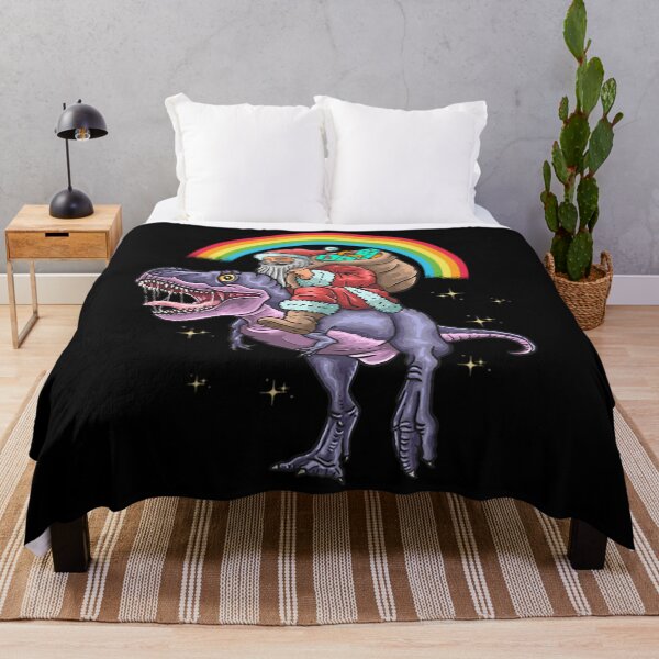 Aperçu de l'œuvre T-shirt Père NoëlSanta Claus Dino créée et vendue par AveDelwyn.