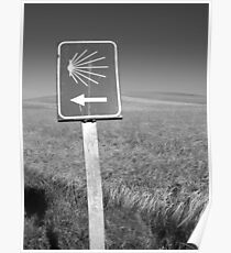 The familiar Camino marker Poster