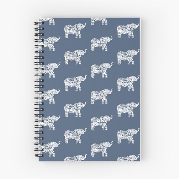 Item preview, Dark Blue Elephant Pattern designed and sold by LexieRJ.