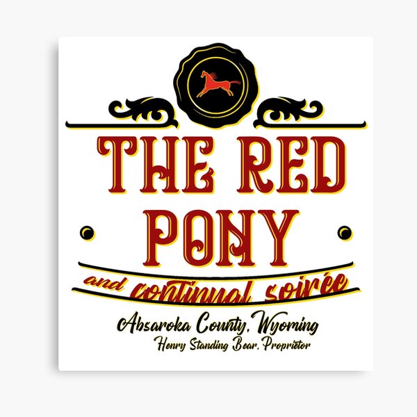 The Red Pony Canvas Print