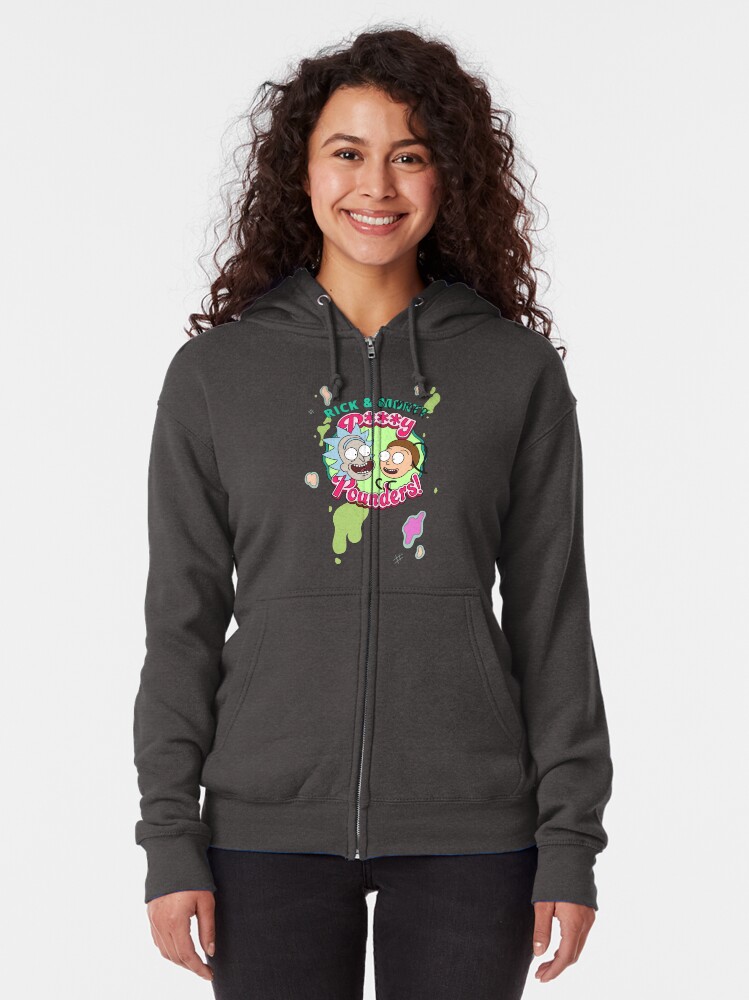 Thumbnail 2 of 5, Zipped Hoodie, P***y Pounders - Dirty designed and sold by Dum Design.