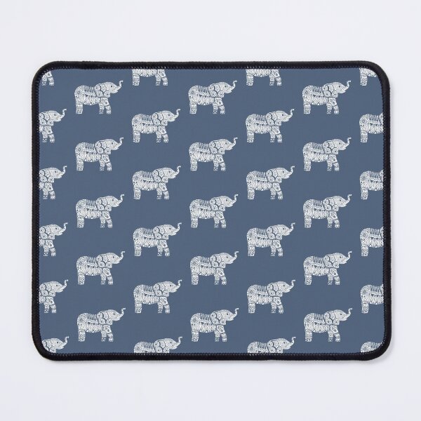 Item preview, Dark Blue Elephant Pattern designed and sold by LexieRJ.