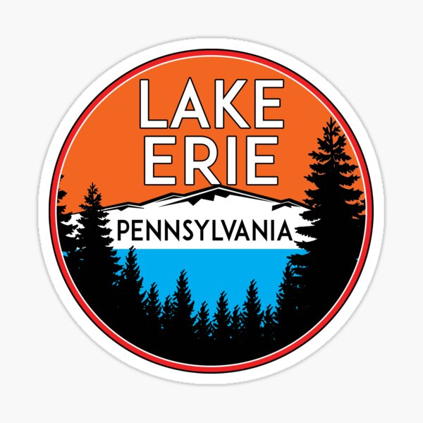 LAKE ERIE PENNSYLVANIA BOATING FISHING GREAT LAKES Sticker