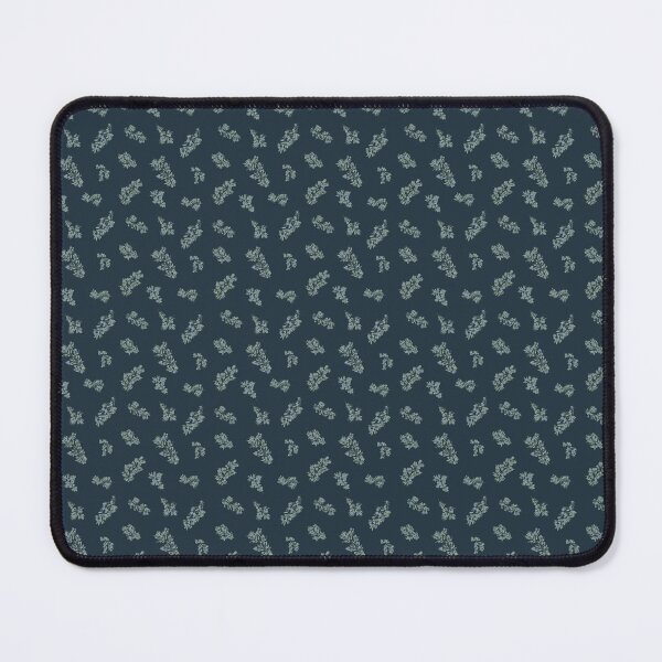 Item preview, Juniper Sprigs Mint and Sage on Navy designed and sold by Cat Herold.