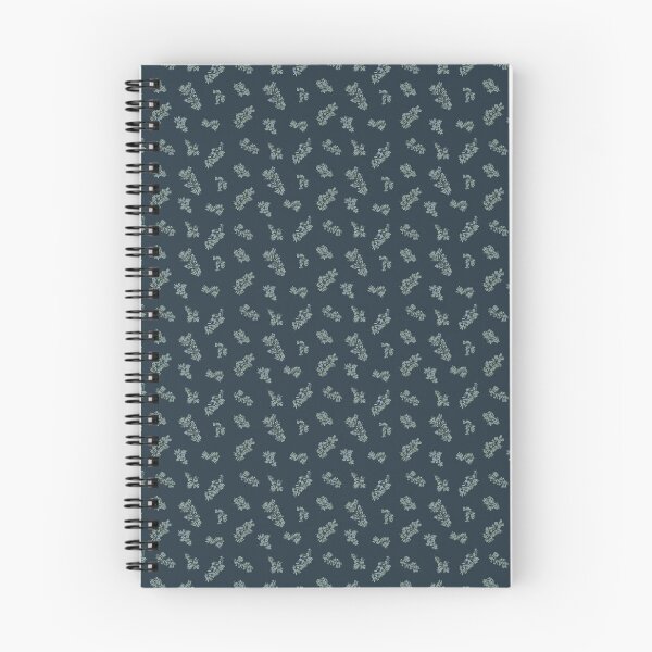 Item preview, Juniper Sprigs Mint and Sage on Navy designed and sold by Cat Herold.