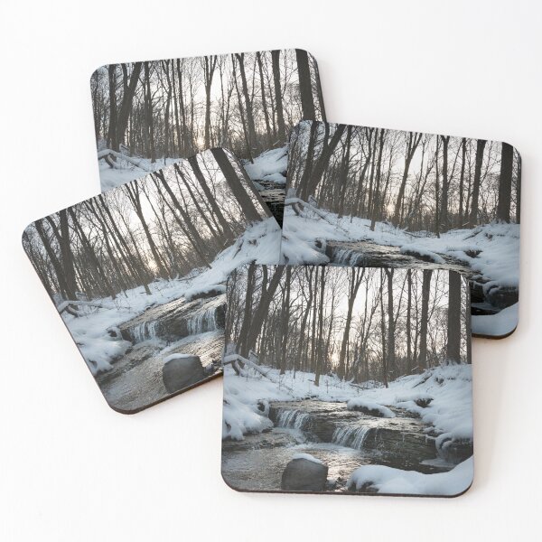 Item preview, Cascading Winter Mountain Stream designed and sold by KC-IM.
