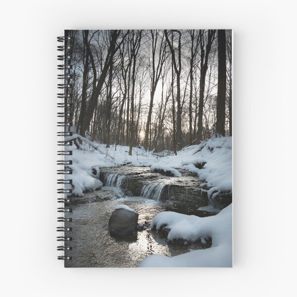 Item preview, Arroyo de montaña en cascada en invierno designed and sold by KC-IM.