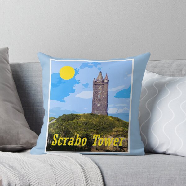 Item preview, Old Poster Style of Scrabo Tower, Newtownards, Northern Ireland designed and sold by Drew McAvoy.