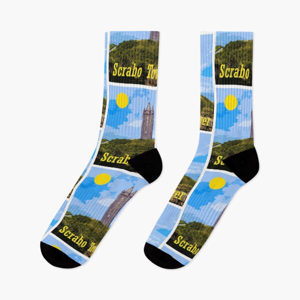 Item preview, Old Poster Style of Scrabo Tower, Newtownards, Northern Ireland designed and sold by Drew McAvoy.