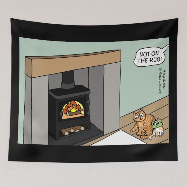 Item preview, Not on the rug! designed and sold by Scat the cat.