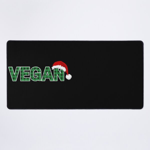 Item preview, Vegan Green Checker Christmas Print designed and sold by Vegginitup.