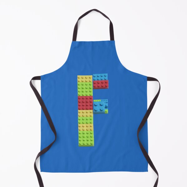 Item preview, Building Brick Initial F in Primary Colors designed and sold by TheFlyingPug.