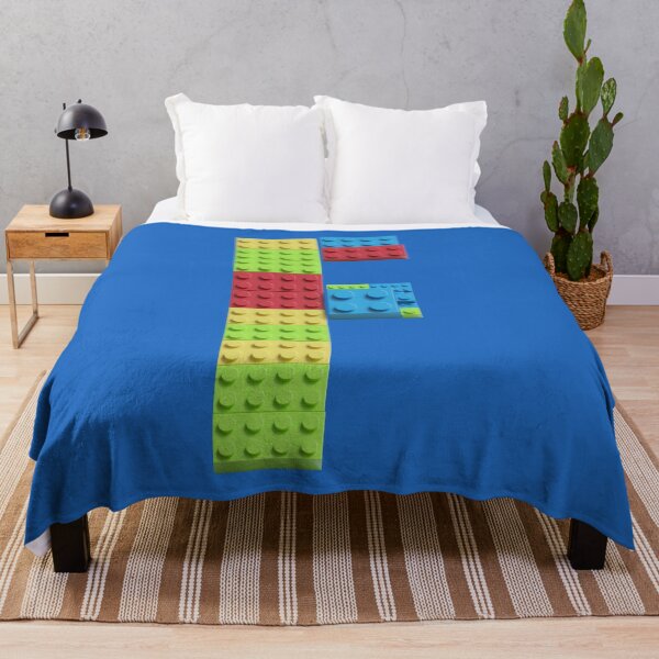 Item preview, Building Brick Initial F in Primary Colors designed and sold by TheFlyingPug.
