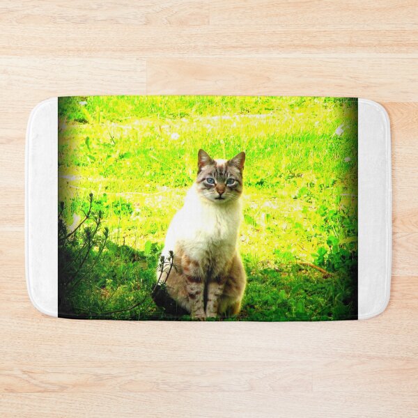 Item preview, Cat on grass designed and sold by ART22.