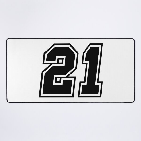 Item preview, 21 American Football Classic Vintage Sport Jersey Number for american football, baseball or basketball 21 jersey number, 21 Jersey Number, 21 jersey, 21 numbers on the back designed and sold by Marcin Adrian.