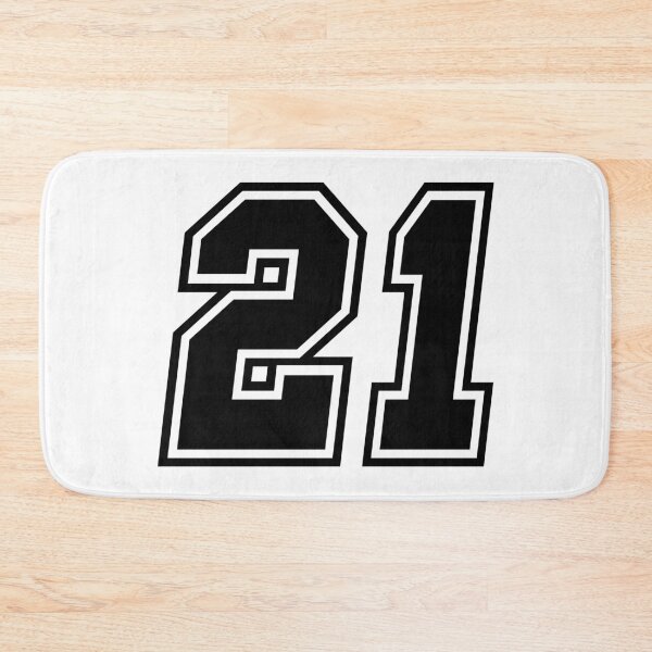 Item preview, 21 American Football Classic Vintage Sport Jersey Number for american football, baseball or basketball 21 jersey number, 21 Jersey Number, 21 jersey, 21 numbers on the back designed and sold by Marcin Adrian.