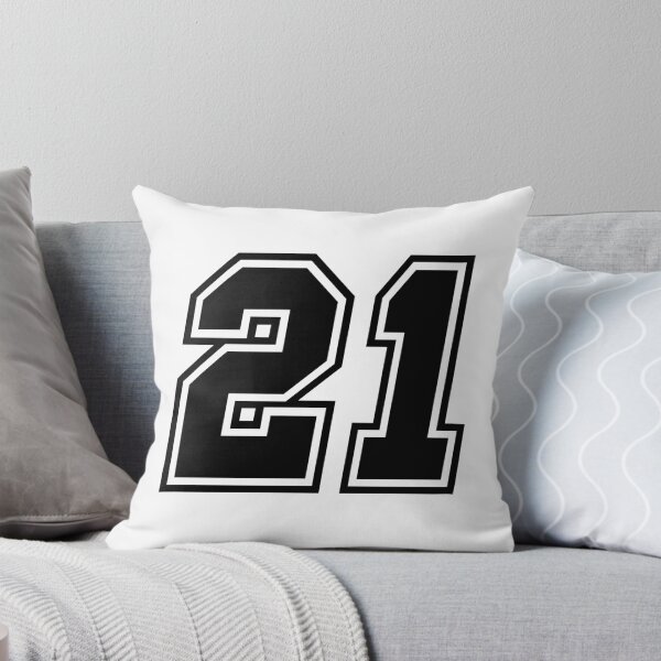 Item preview, 21 American Football Classic Vintage Sport Jersey Number for american football, baseball or basketball 21 jersey number, 21 Jersey Number, 21 jersey, 21 numbers on the back designed and sold by Marcin Adrian.