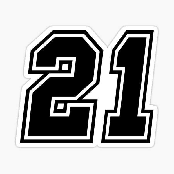 21 American Football Classic Vintage Sport Jersey Number for american  football