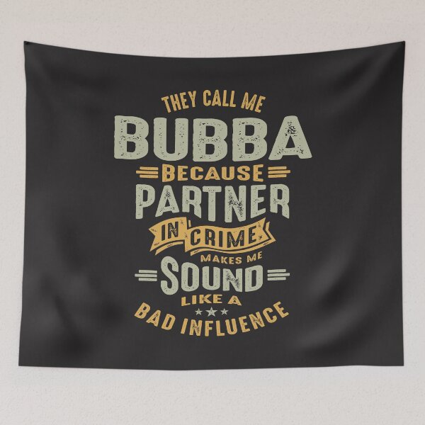 Item preview, Mens They Call Me Bubba Because Partner In Crime Funny Dad/Grandpa Christmas designed and sold by cidolopez.