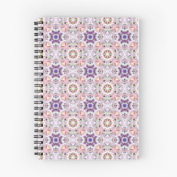 Item preview, Maximalist Pink Purple Grey Winter Star Pattern designed and sold by PatternPerfect.