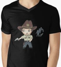 Rick Men's V-Neck T-Shirt