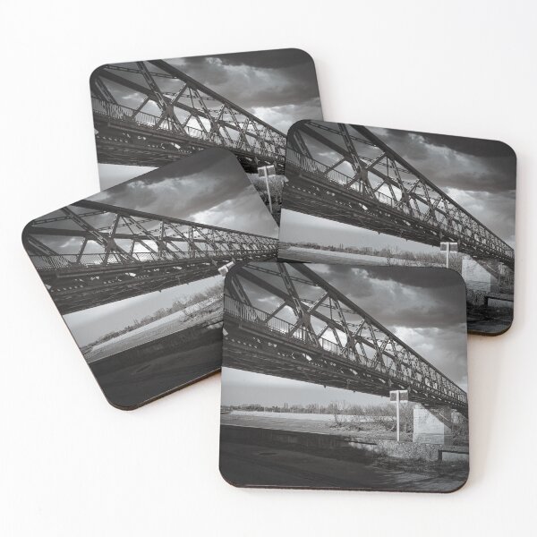 Item preview, Black and White Dramatic Railway Bridge designed and sold by STIGPhotoDesign.