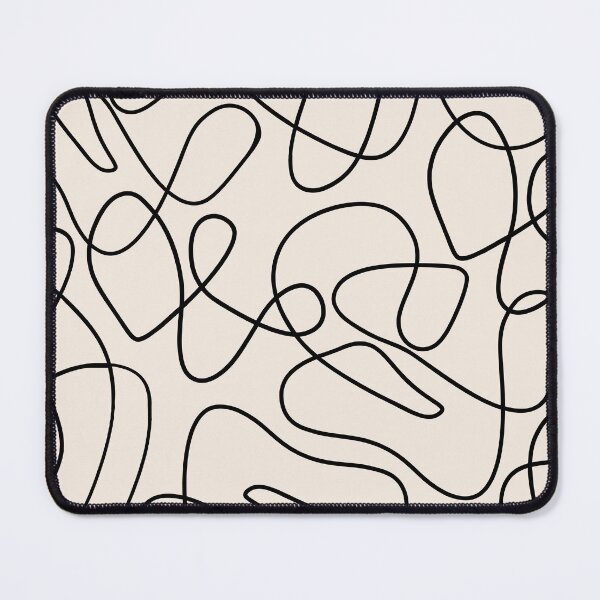 Item preview, Simple Minimalist Abstract Woby lines Warm Tones Pattern designed and sold by zedonee.