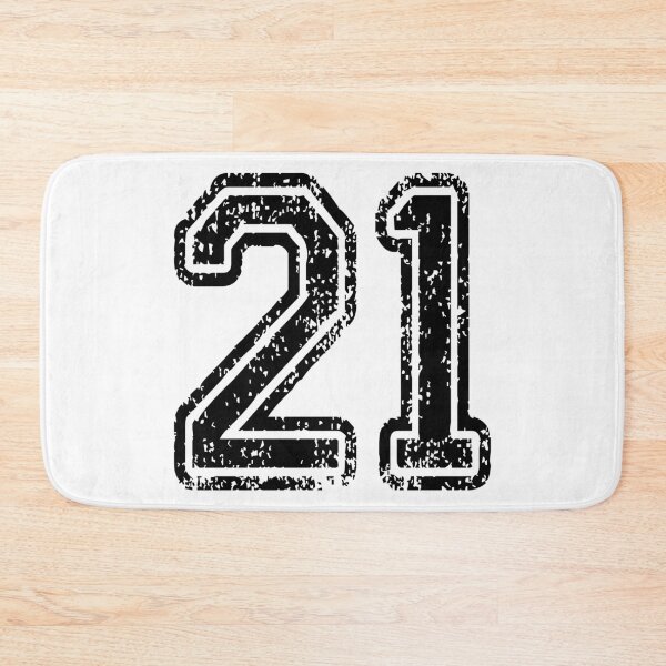 Item preview, 21 American Football Classic Vintage Sport Jersey Number for american football, baseball or basketball 21 jersey number, 21 Jersey Number, 21 jersey, 21 numbers on the back designed and sold by Marcin Adrian.