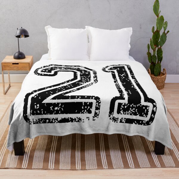Item preview, 21 American Football Classic Vintage Sport Jersey Number for american football, baseball or basketball 21 jersey number, 21 Jersey Number, 21 jersey, 21 numbers on the back designed and sold by Marcin Adrian.