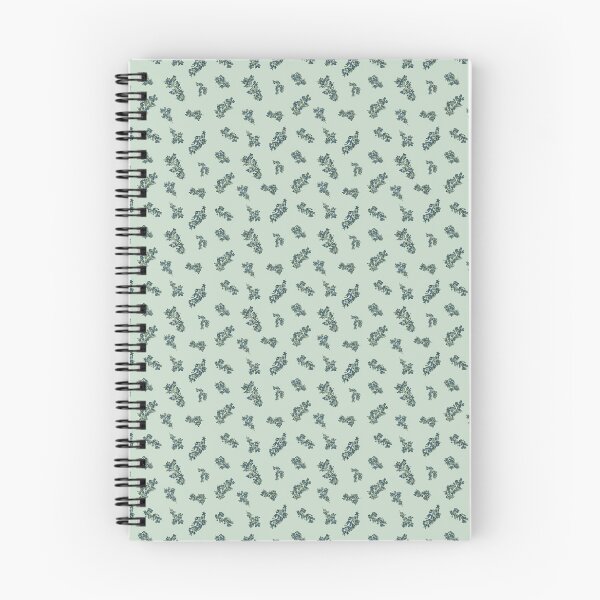 Item preview, Juniper Sprigs Navy and Green on Mint designed and sold by Cat Herold.