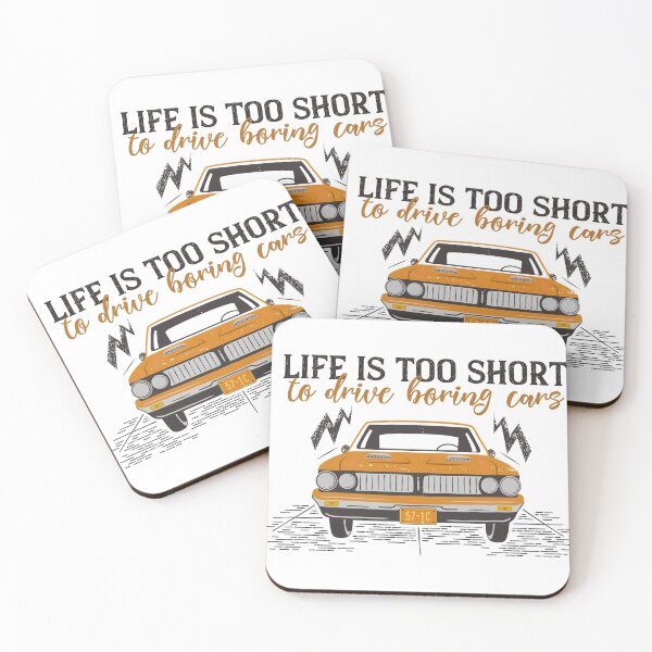 Item preview, Life is too short to drive boring cars, Car Enthusiasts, Car Lovers, Old School designed and sold by CBNetwork.