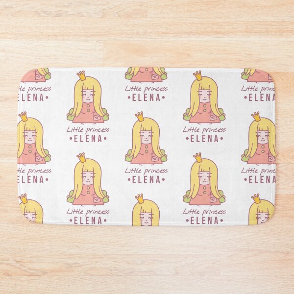 Item preview, Little princess Elena | Blonde girl with a crown on her head and a bag sits on the couch  designed and sold by AnnaRuz.