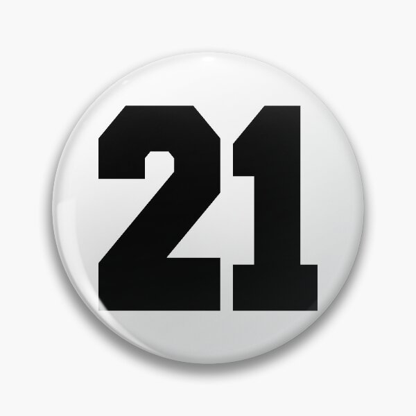 Item preview, 21 American Football Classic Vintage Sport Jersey Number for american football, baseball or basketball 21 jersey number, 21 Jersey Number, 21 jersey, 21 numbers on the back designed and sold by Marcin Adrian.