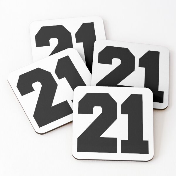 Item preview, 21 American Football Classic Vintage Sport Jersey Number for american football, baseball or basketball 21 jersey number, 21 Jersey Number, 21 jersey, 21 numbers on the back designed and sold by Marcin Adrian.