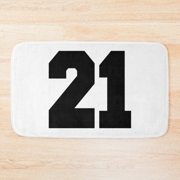 Item preview, 21 American Football Classic Vintage Sport Jersey Number for american football, baseball or basketball 21 jersey number, 21 Jersey Number, 21 jersey, 21 numbers on the back designed and sold by Marcin Adrian.