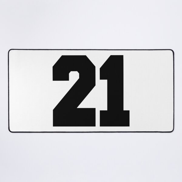 Item preview, 21 American Football Classic Vintage Sport Jersey Number for american football, baseball or basketball 21 jersey number, 21 Jersey Number, 21 jersey, 21 numbers on the back designed and sold by Marcin Adrian.