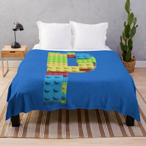 Item preview, Building Brick Initial P in Primary Colors designed and sold by TheFlyingPug.
