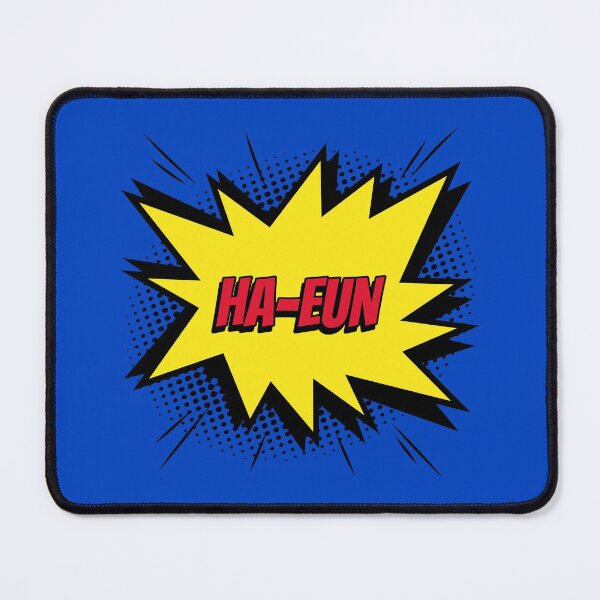 Item preview, Ha-eun name id tag comic custom personalized kapow style artwork designed and sold by CreatedbyJR.
